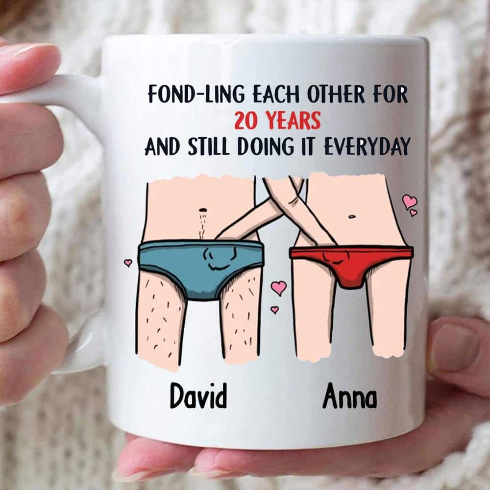Fond-Ling Each Other For Years And Still Doing It Everyday Custom Mug - Personalized Coffee Mug - Gift For Couple