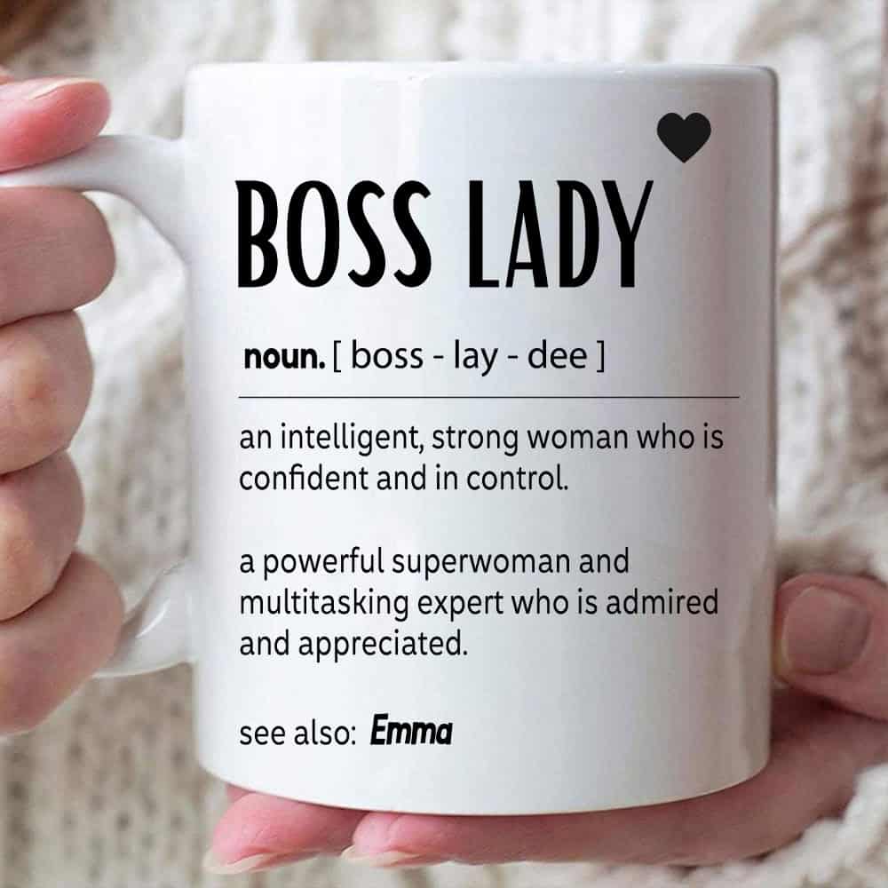 Boss Lady - Personalized Ceramic Mug