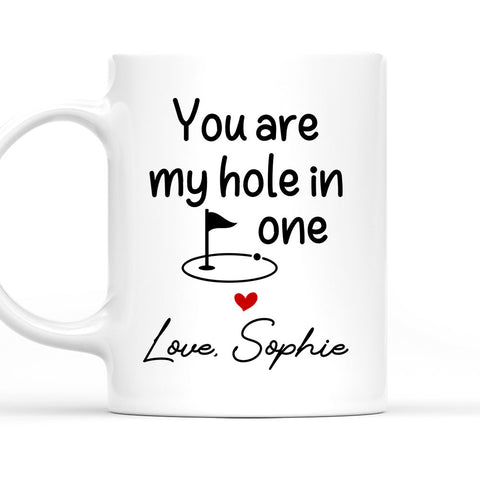 You Are My Hole In One - Personalized Coffee Mug