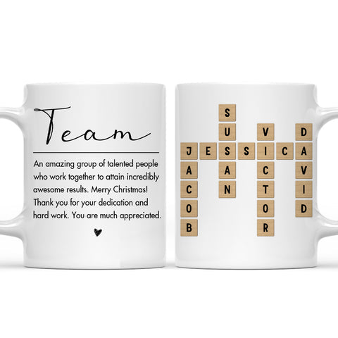 Team Definition - Personalized Coffee Mug
