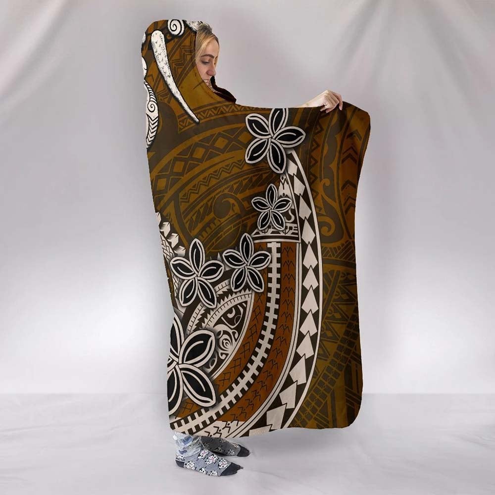 Samoa Hooded Blankets - Polynesian Boar Tusk