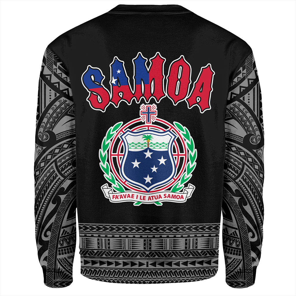 Samoa Sweatshirt Tribal Polynesia Printed Simple Style