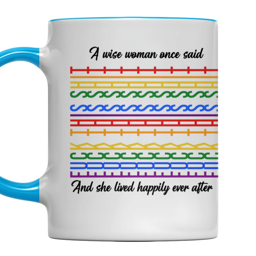 A Wise Woman Once Said - Personalized Accent Mug - Gift For Women and Culture Lovers