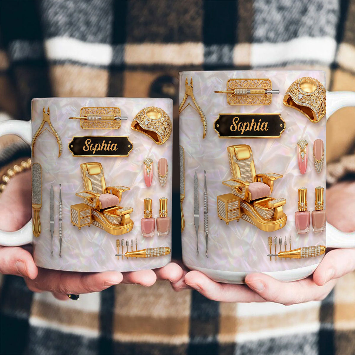 Nail Art Master - Personalized Ceramic Coffee Mug