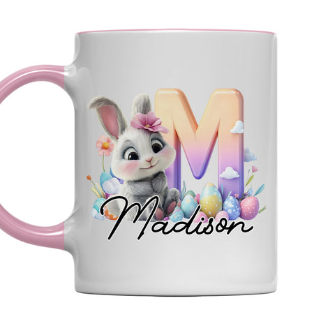 Lovely Bunny Kid - Personalized Accent Mug