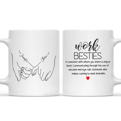 Work Bestie - Personalized Coffee Mug
