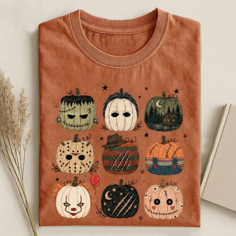 Horror Pumpkin Spooky Halloween - Halloween Shirt