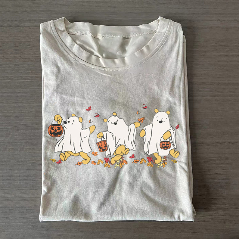 Retro Pooh Ghost Halloween - Halloween Shirt