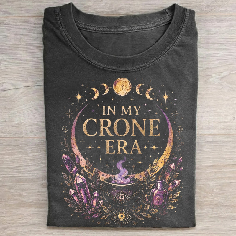 In My Crone Era Witchy Gothic Botanical - Halloween Shirt