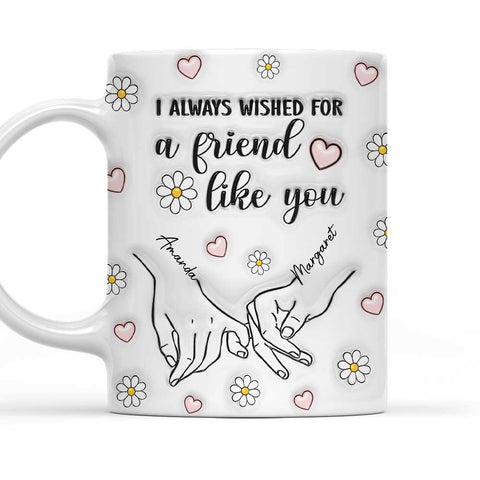 I Always Wished For A Friend Like You - Personalized 3D Mug