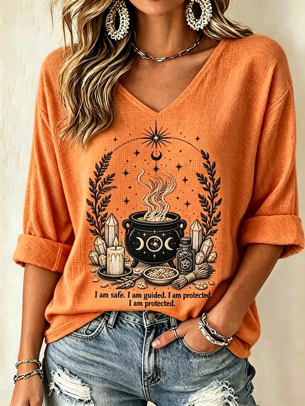 I'm Safe, I'm Guide, I'm Protected - Halloween Witch Shirt
