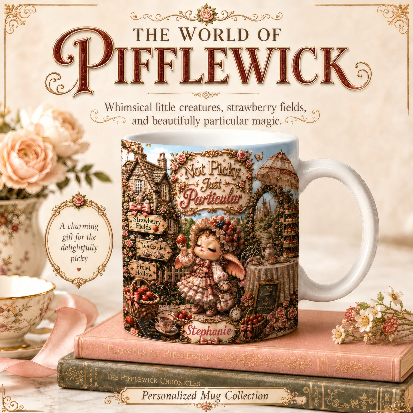 Not Picky Just Particular - Personalized The Pifflewick Accent Mug