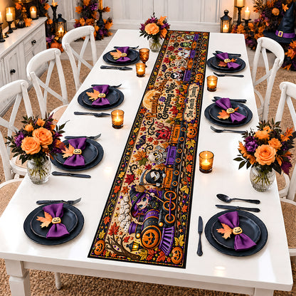 Pumpkin Spice & Everything Nice - Personalized Halloween Table Runner
