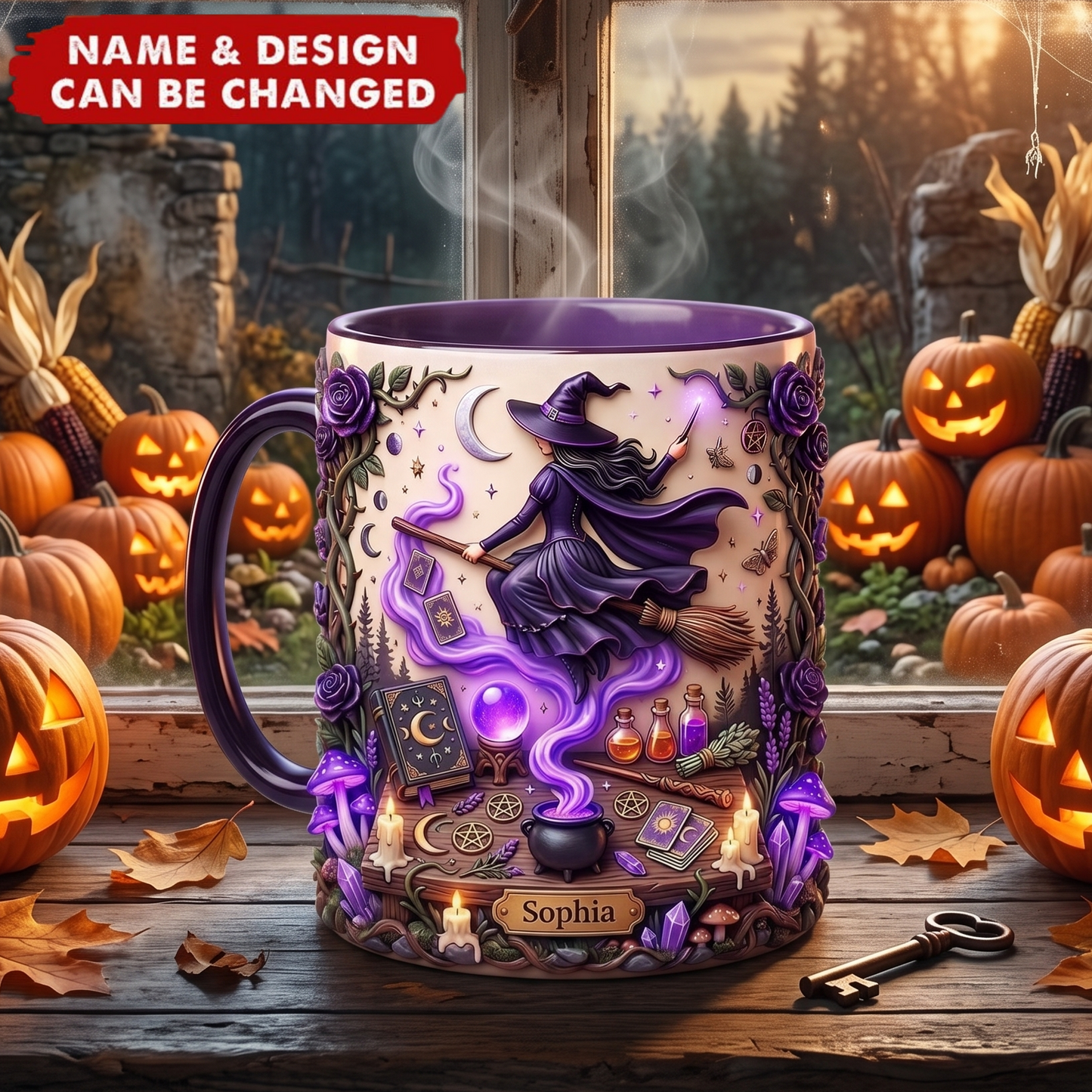 The Witch - Personalized Accent Mug