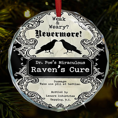 Circle Glass Ornament