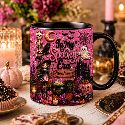 In My Spooky Era - Personalized Pink Halloween Accent Mug