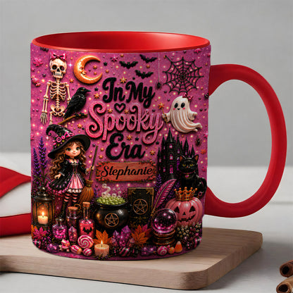 In My Spooky Era - Personalized Pink Halloween Accent Mug
