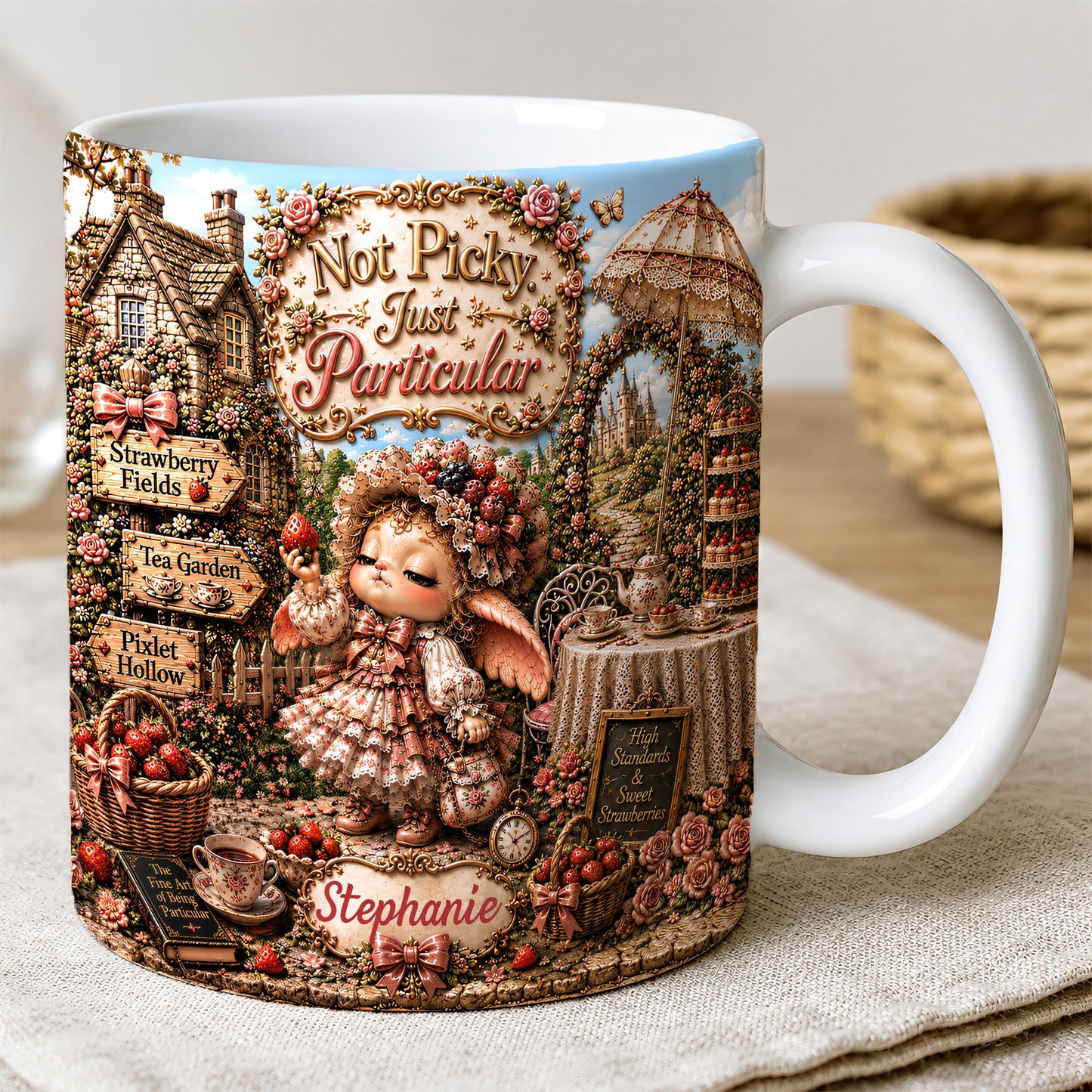 Not Picky Just Particular - Personalized The Pifflewick Accent Mug