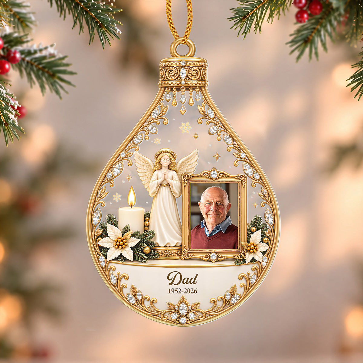 Forever in Our Hearts - Personalized Memorial Acrylic Ornament
