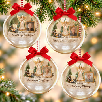 I'm Always With You - Personalized Memorial Acrylic Ball Ornament