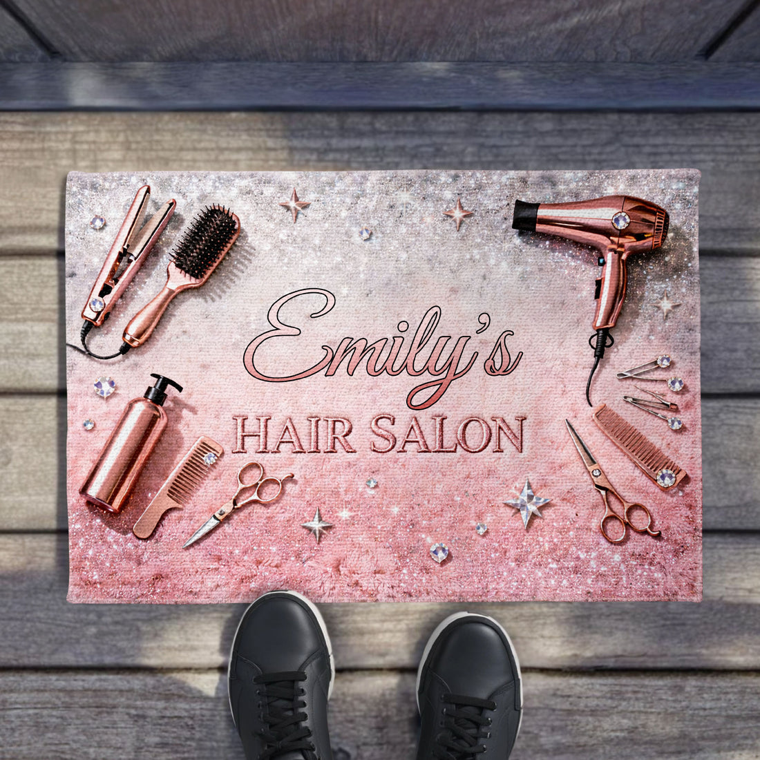 Hair Salon - Personalized Doormat - Gift For Hairstylists and Salon Owners