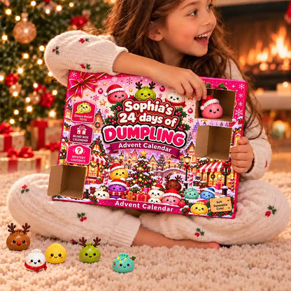 24 Days of Dumpling Christmas Countdown - Personalized Advent Calendar-Myprintsy