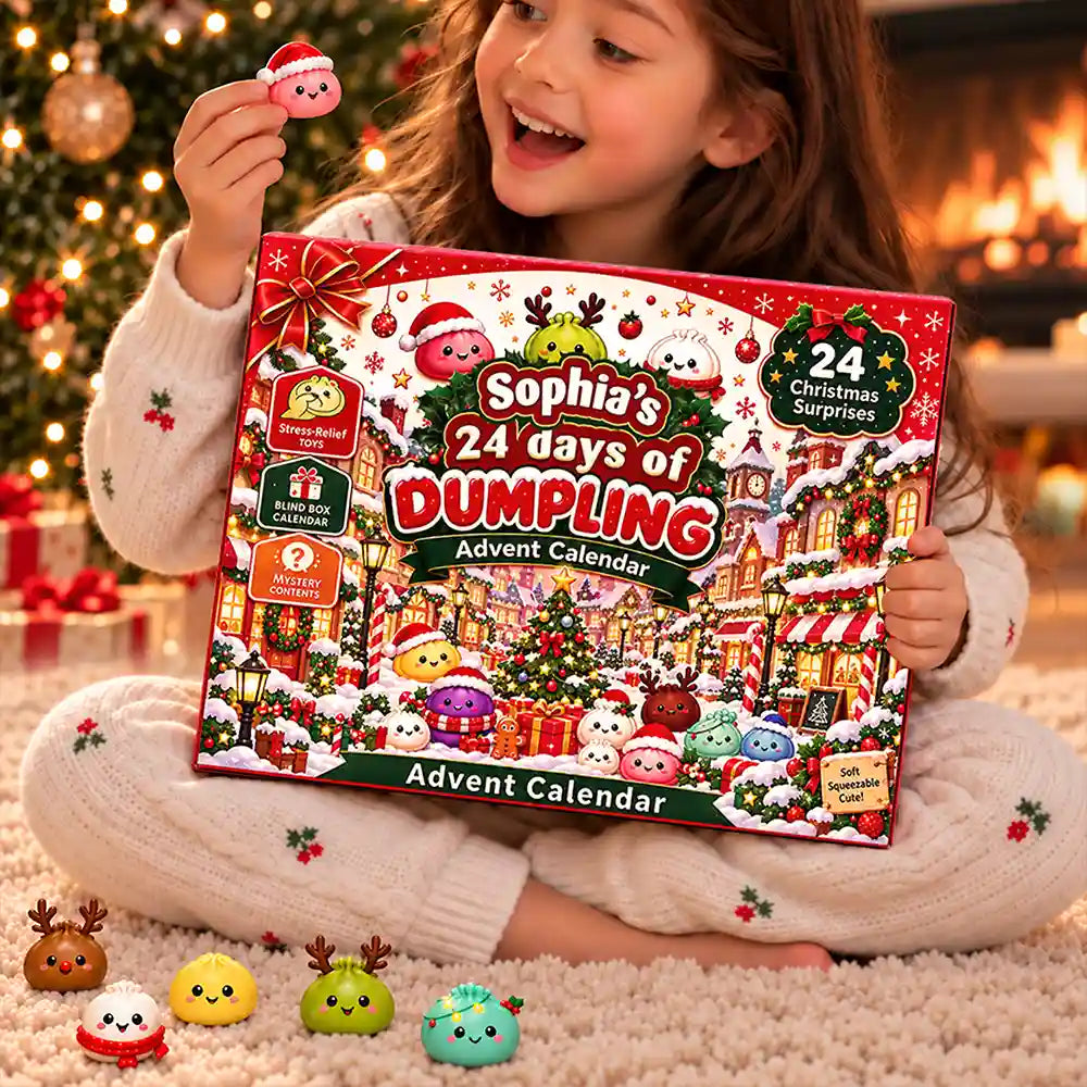 24 Days of Dumpling Christmas Countdown - Personalized Advent Calendar-Myprintsy