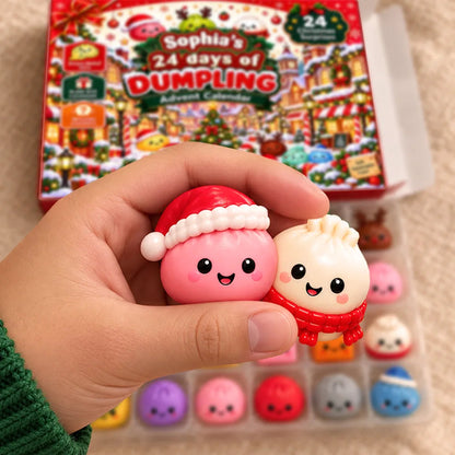 24 Days of Dumpling Christmas Countdown - Personalized Advent Calendar-Myprintsy