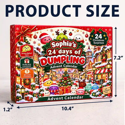 24 Days of Dumpling Christmas Countdown - Personalized Advent Calendar-Myprintsy