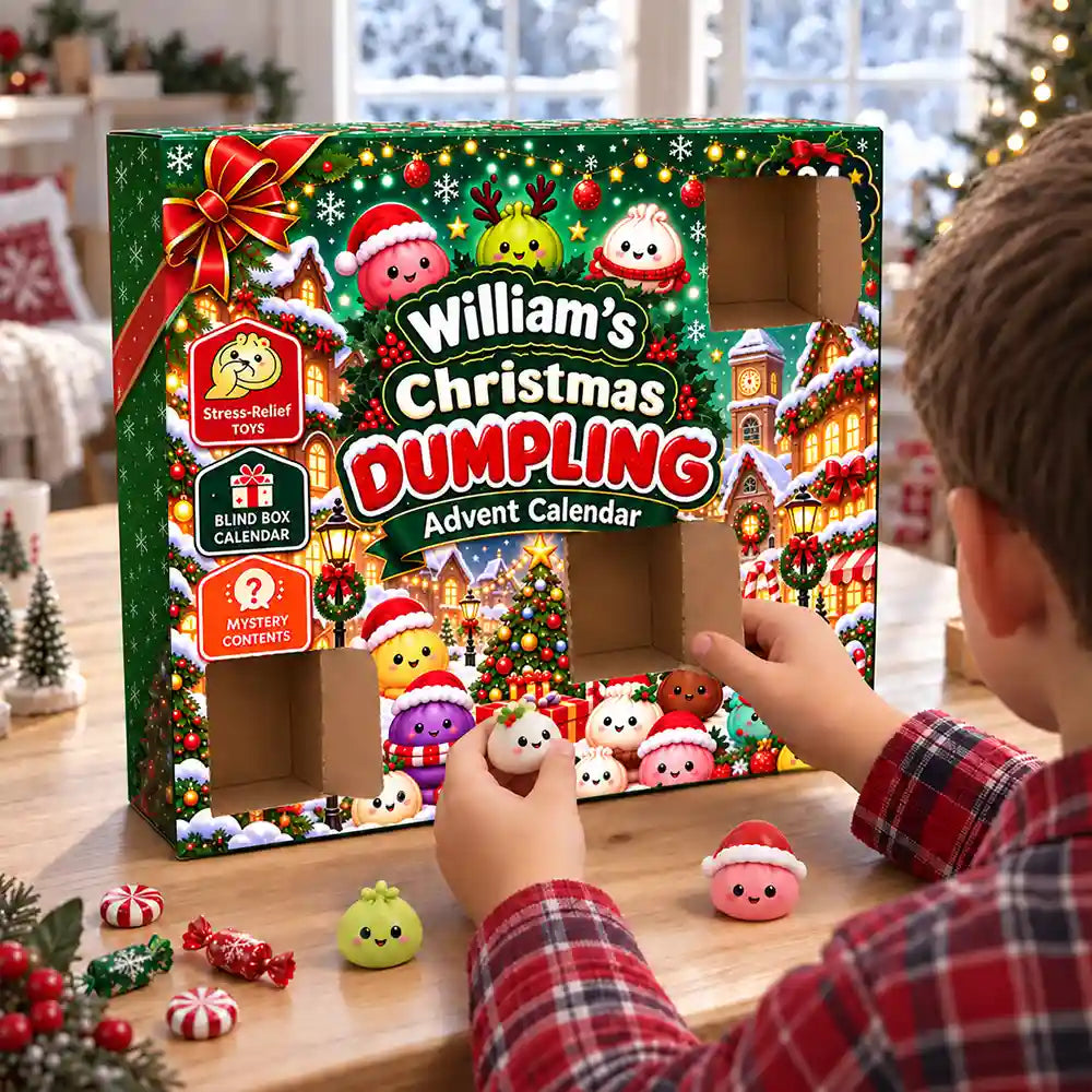 24 Days of Dumpling Christmas Countdown - Personalized Advent Calendar-Myprintsy