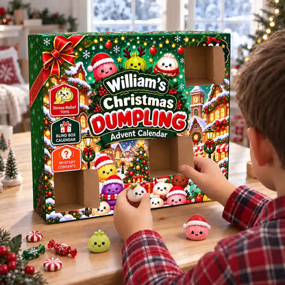 24 Days of Dumpling Christmas Countdown - Personalized Advent Calendar-Myprintsy