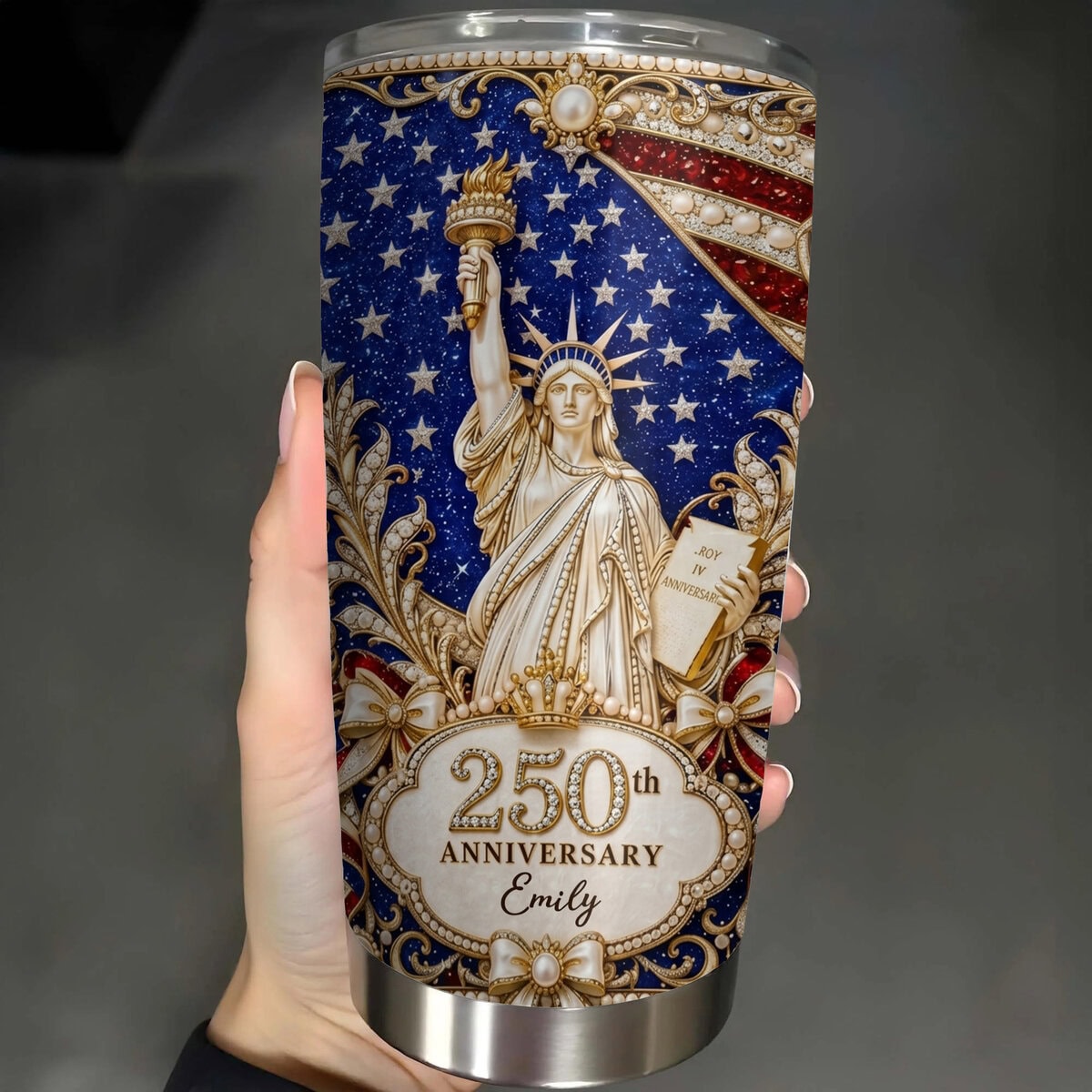 250th Anniversary - Personalized Tumbler Cup-Myprintsy