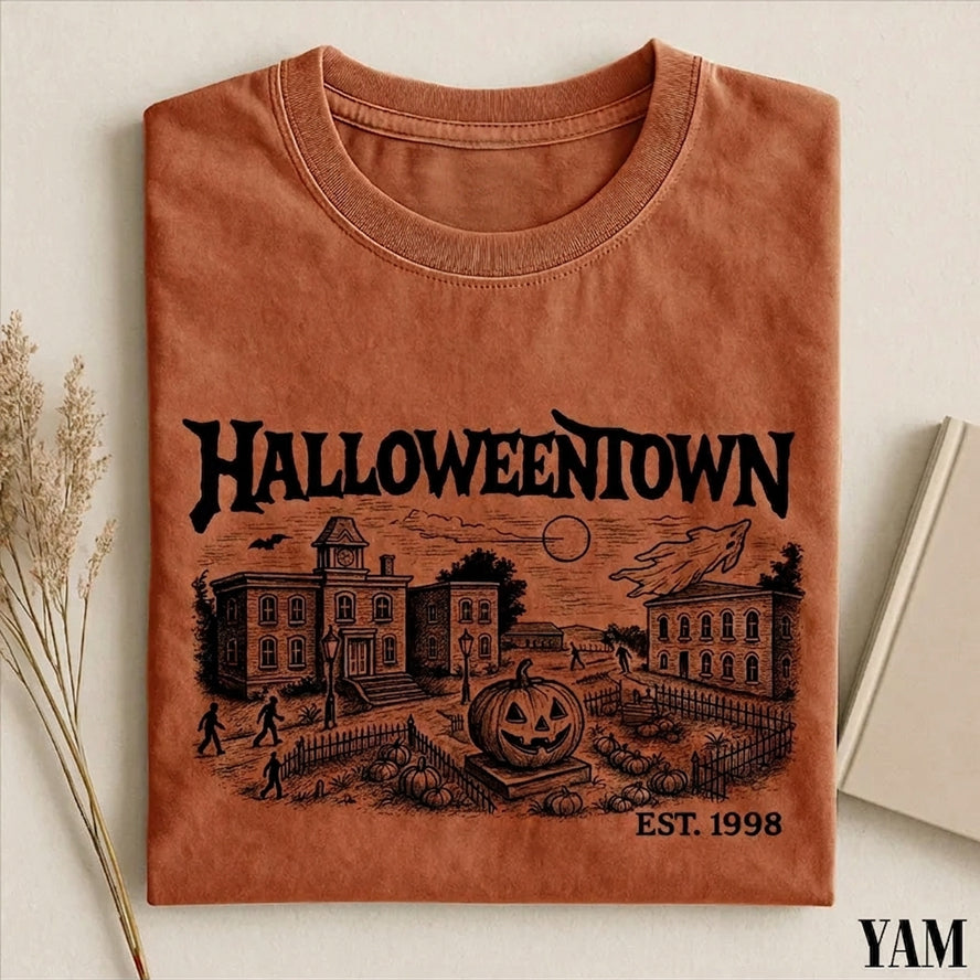 Spooky Town Graphic - Halloween Shirt