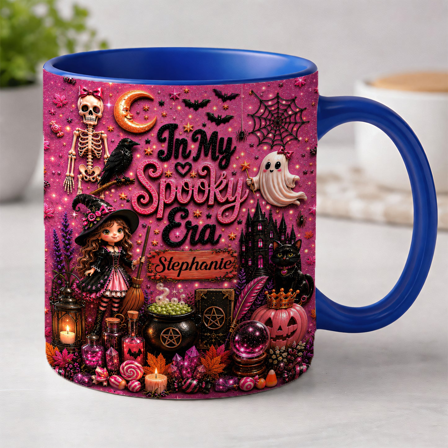 In My Spooky Era - Personalized Pink Halloween Accent Mug