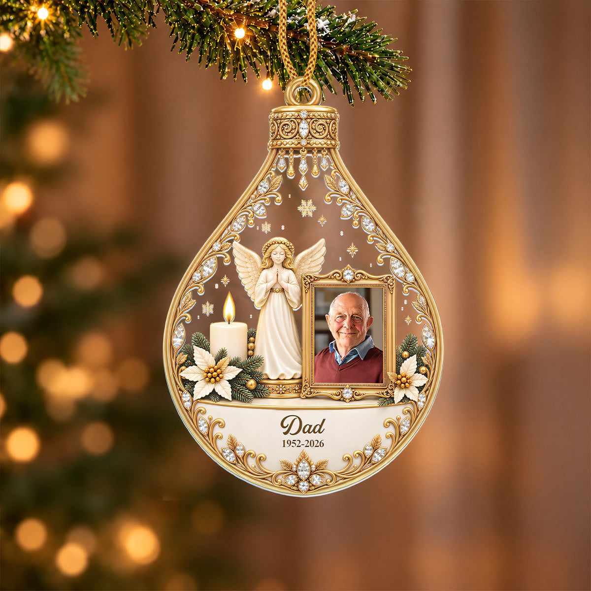 Forever in Our Hearts - Personalized Memorial Acrylic Ornament