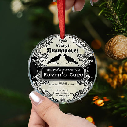 Circle Glass Ornament