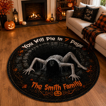 You Will Die In 7 Days - Personalized 3D Custom Shaped Rug