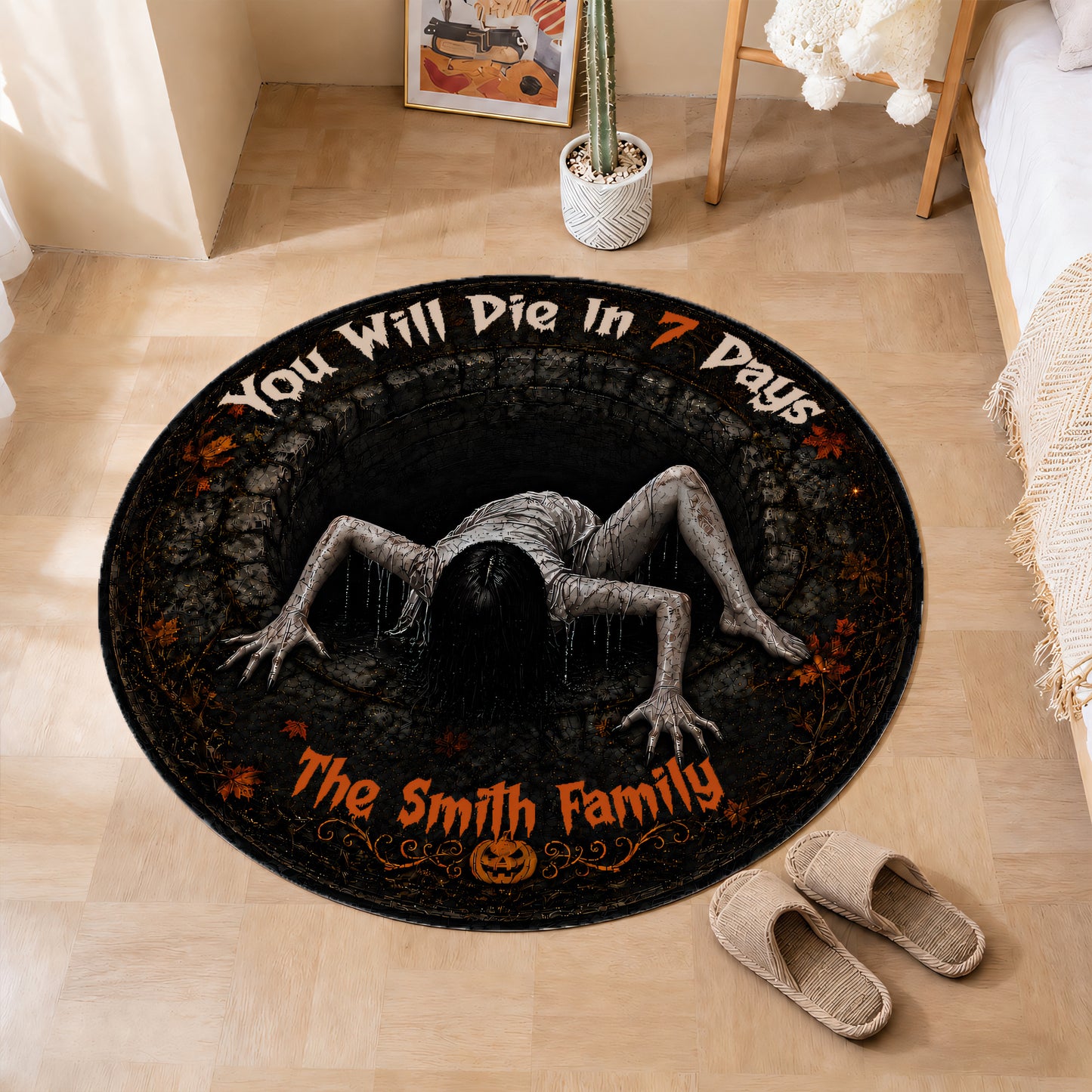 You Will Die In 7 Days - Personalized 3D Custom Shaped Rug