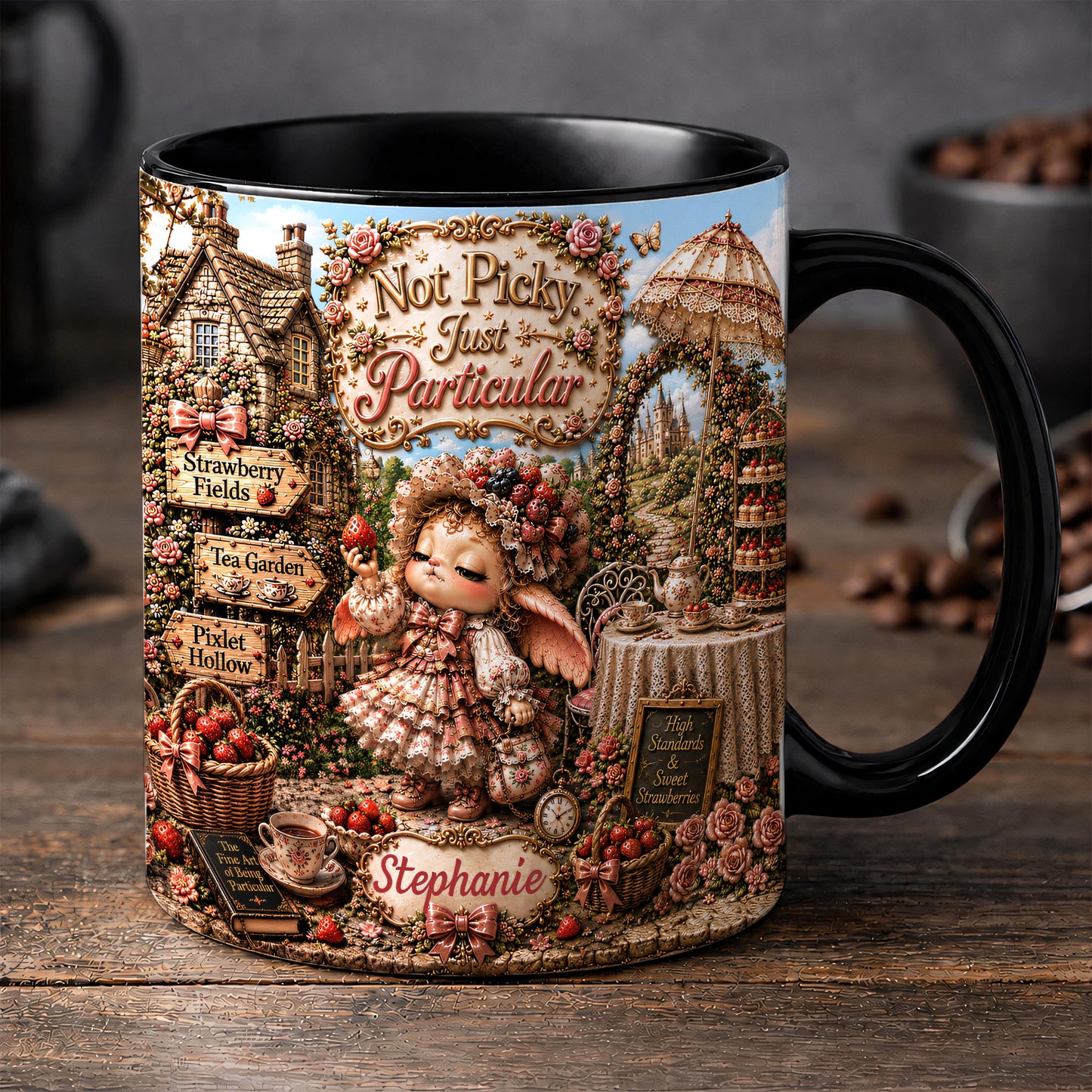 Not Picky Just Particular - Personalized The Pifflewick Accent Mug