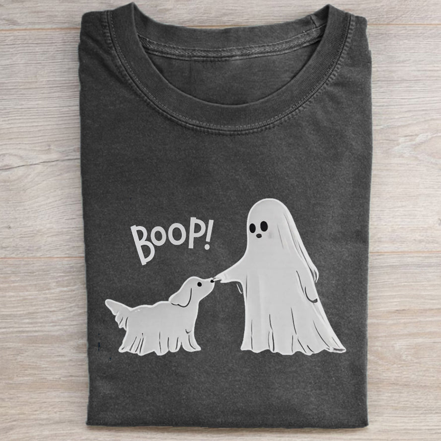Boo-p Ghost Dog - Halloween Shirt