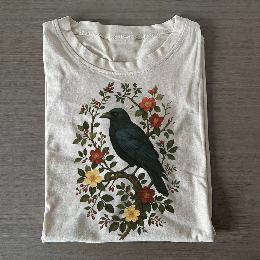 Vintage Raven - Halloween Shirt