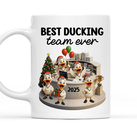 Best Ducking Team Ever - Personalized Coffee Mug