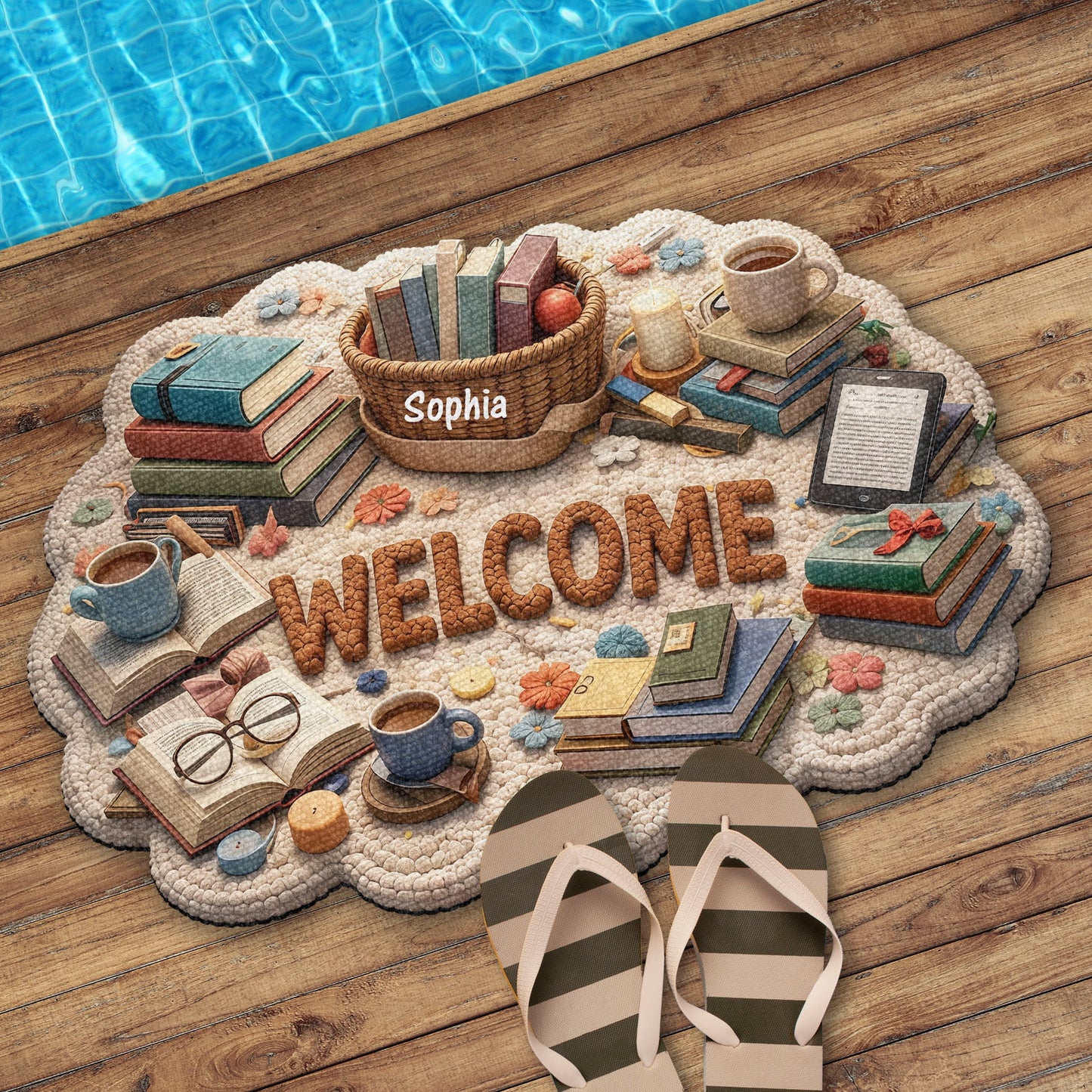 Welcome - Personalized Doormat - Gift For Homeowners and Bakers