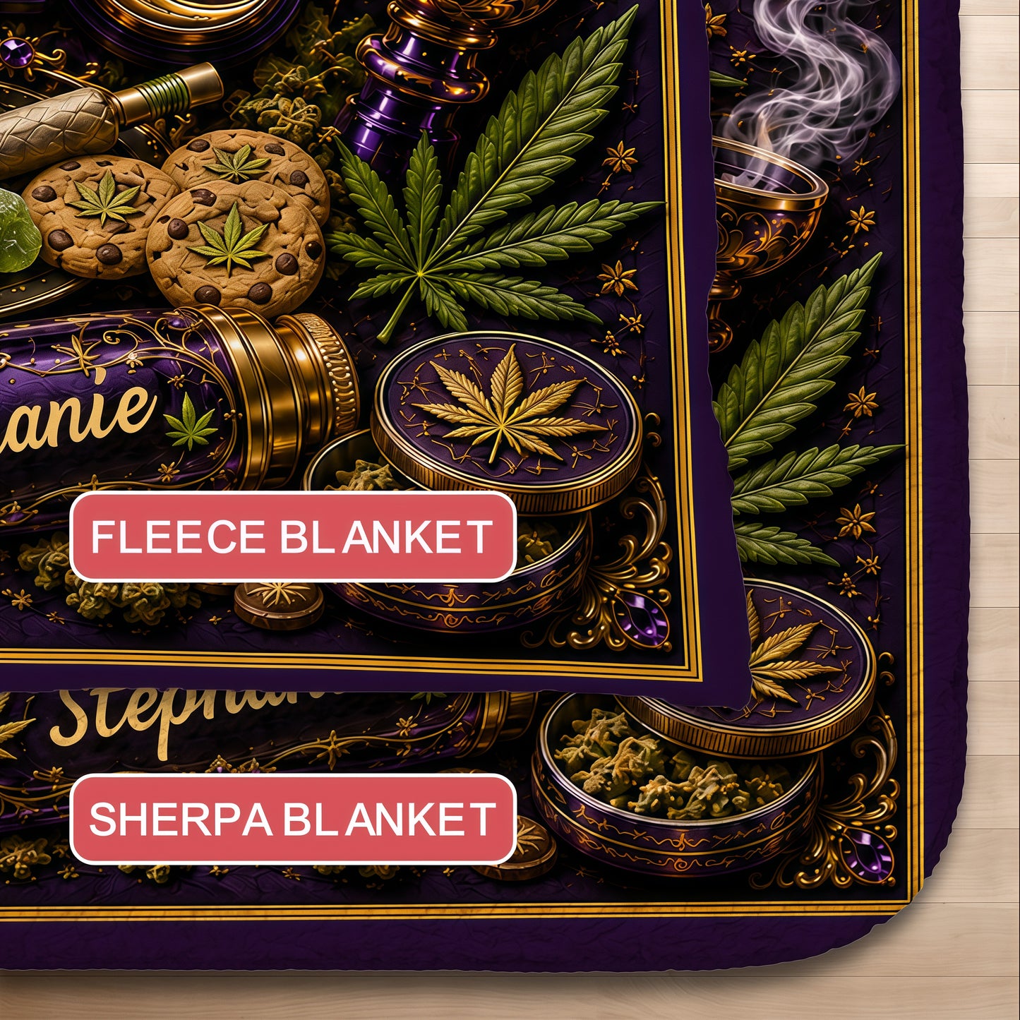 Wake & Bake - Personalized Blanket