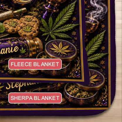 Wake & Bake - Personalized Blanket