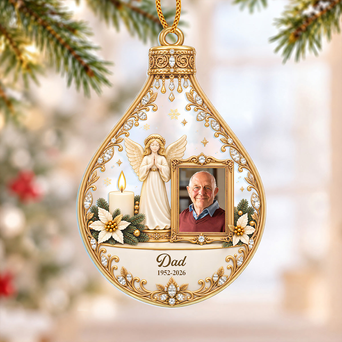 Forever in Our Hearts - Personalized Memorial Acrylic Ornament