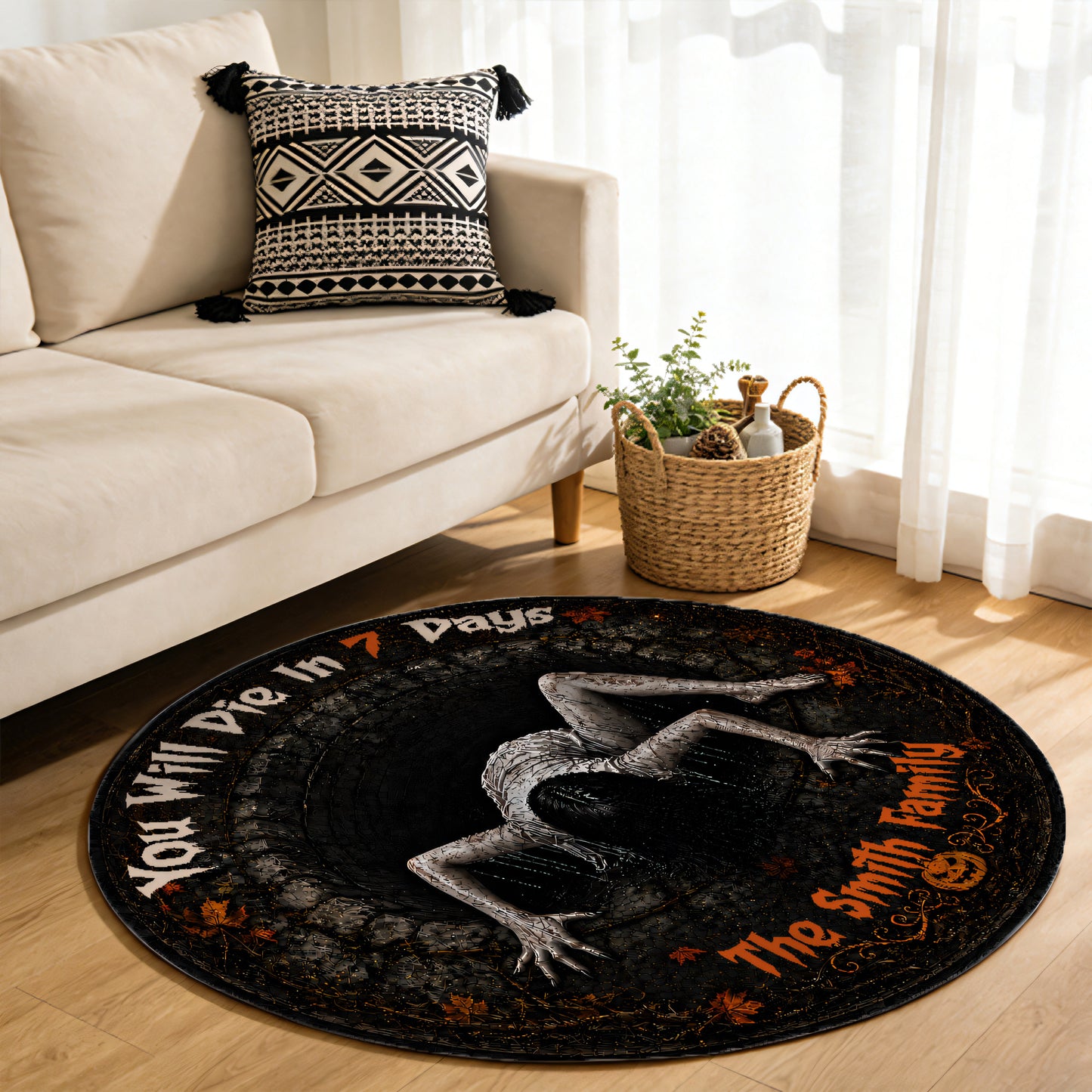 You Will Die In 7 Days - Personalized 3D Custom Shaped Rug
