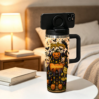 Stay Spooky - Personalized Halloween Accent Mug - Halloween Gifts For Kids, Family Members, Friends