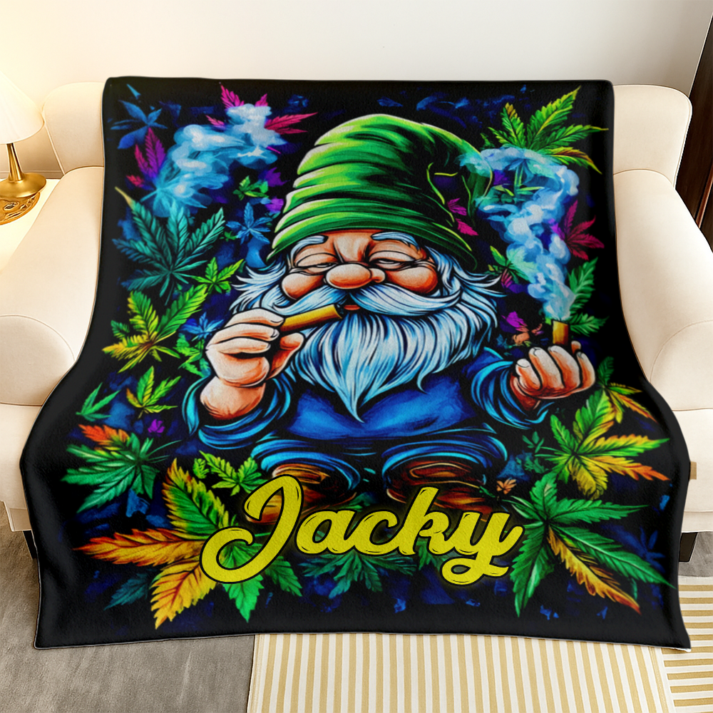 420 Cannabis Art - Personalized Blanket-Myprintsy