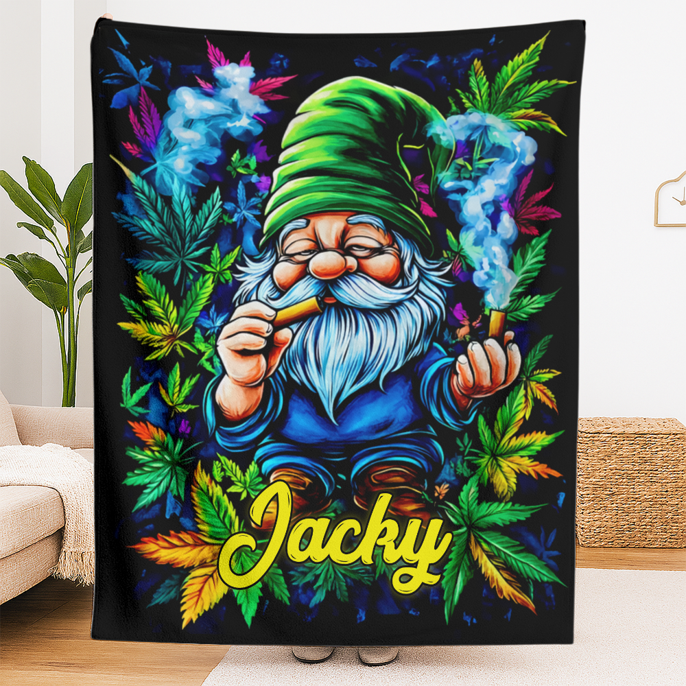 420 Cannabis Art - Personalized Blanket-Myprintsy